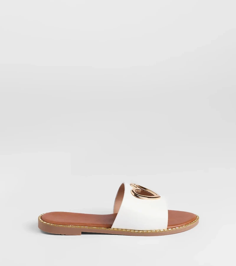 Totally Heart Flat Sandals