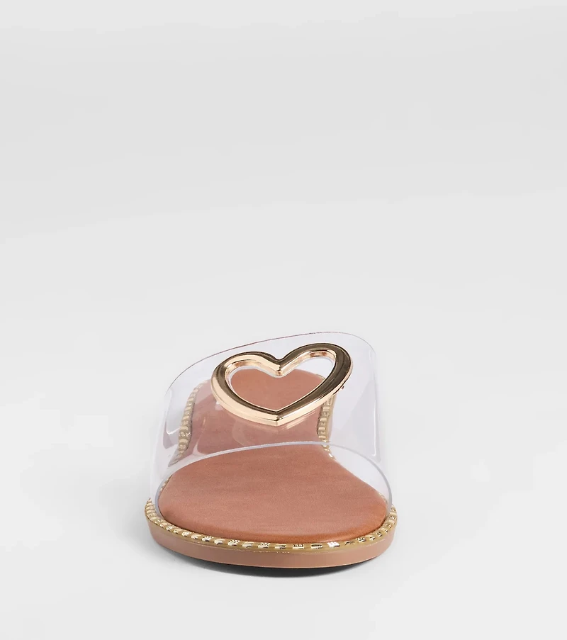 Totally Heart Flat Sandals