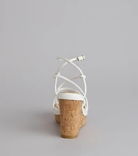 Sunny Days Strappy Platform Wedges