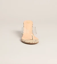 Statement Step Snake Wedges