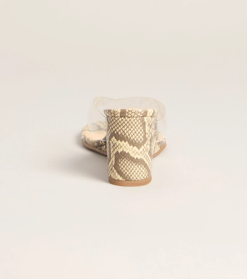 Statement Step Snake Wedges