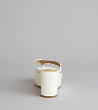 Casual Cutie Platform Thong Wedges