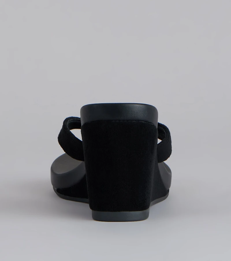 Sunny Day Chic Thong Wedge Heels