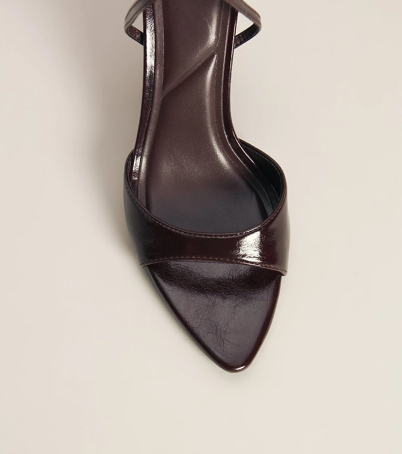 Plans on Point Patent Strappy Wedge Sandals