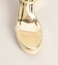 Escape The City Metallic Wedges