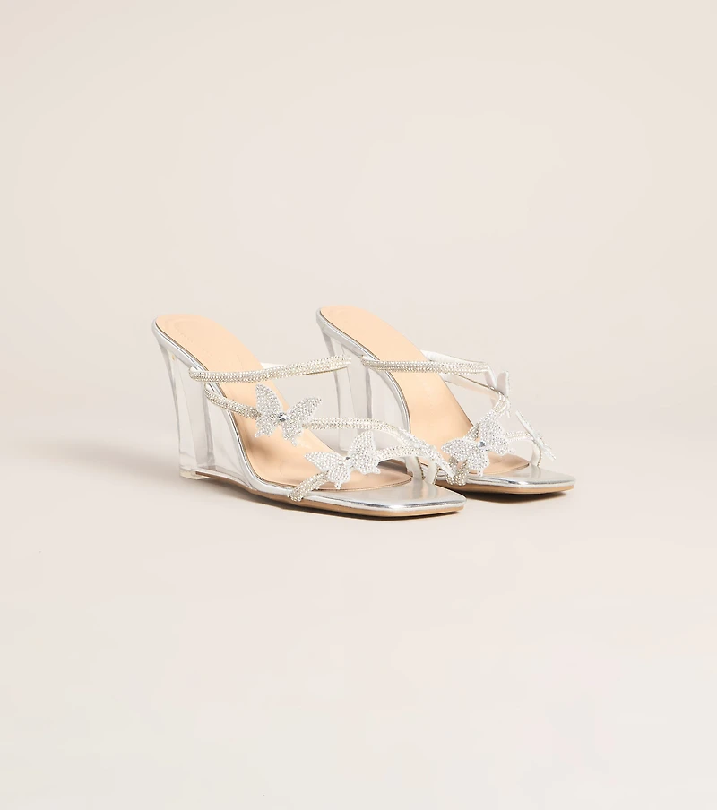 Dressed To Fly Butterfly Wedges
