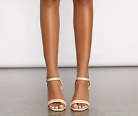 Clearly Yours Lucite Wedges