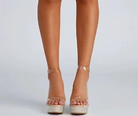 Sparks Fly Rhinestone Wedges
