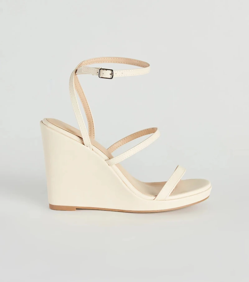 The Sun Strappy Platform Wedges