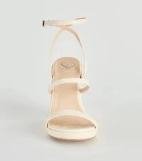 The Sun Strappy Platform Wedges