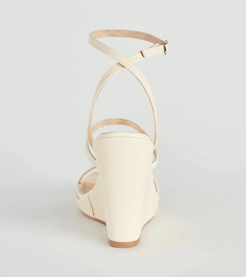 The Sun Strappy Platform Wedges