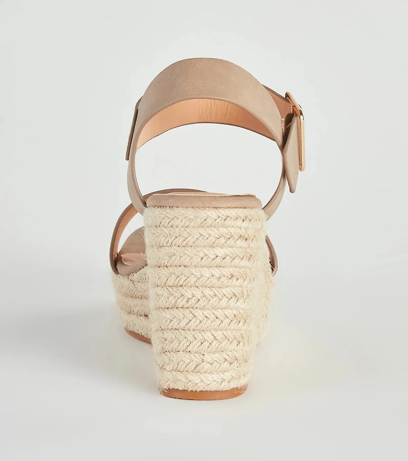 Picnic Time Platform Espadrille Wedges