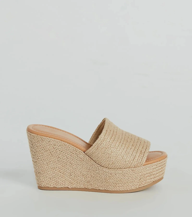 Sunshine Chic Espadrille Wedges