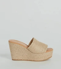 Sunshine Chic Espadrille Wedges