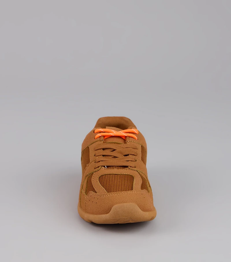 Street Ease Mesh Trim Sneakers