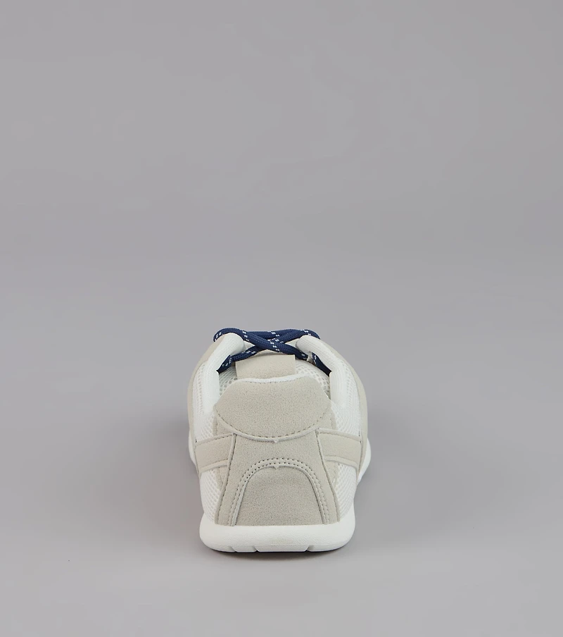 Street Ease Mesh Trim Sneakers