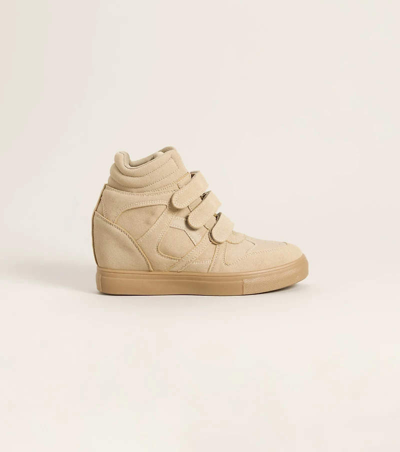 Next Level Velcro Wedge Sneakers