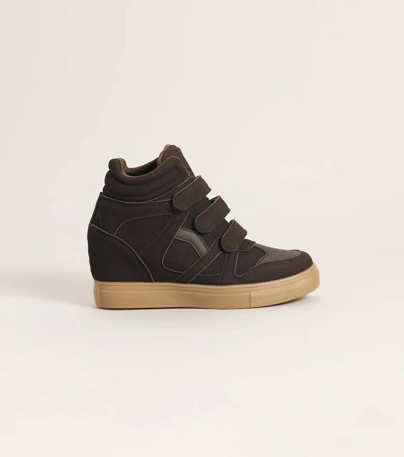 Next Level Velcro Wedge Sneakers