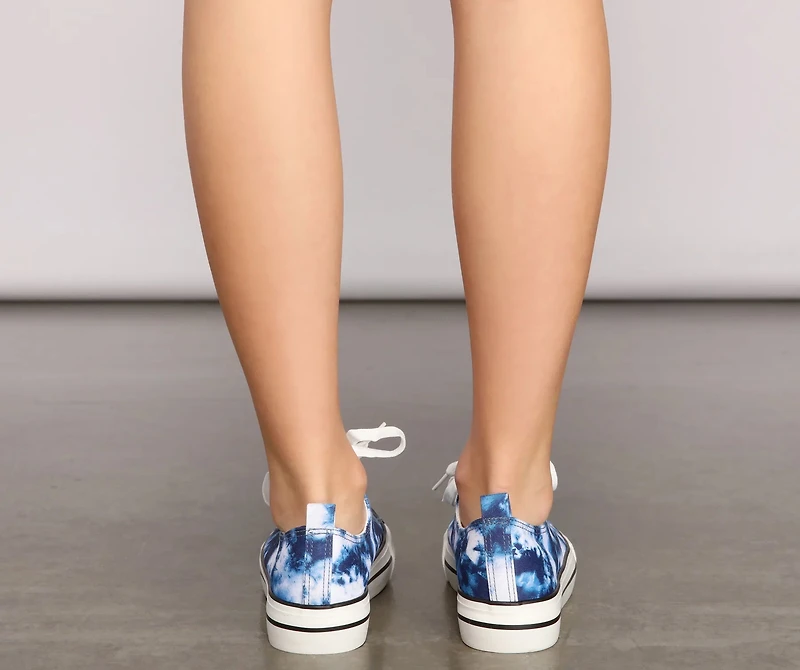 Tie-Dye Frenzy Lace-Up Sneakers