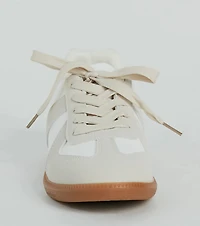 Casual Stand Out Faux Leather Suede Sneakers