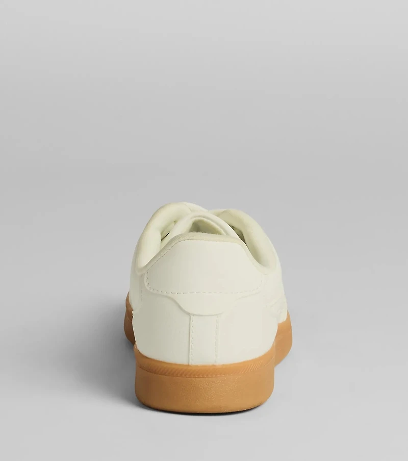 Chic Kicks Contrast Trim Sneakers