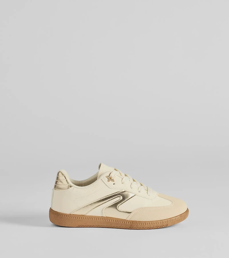 Sporty Chic Contrast Sneakers