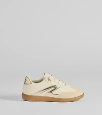 Sporty Chic Contrast Sneakers