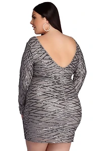 Plus Elysse Steal The Show Sequin Dress
