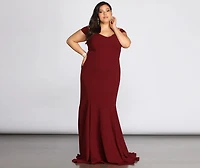 Plus Briar Formal Off The Shoulder Dress