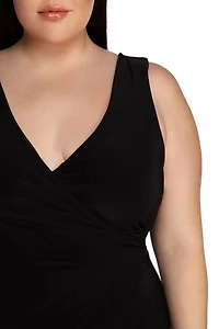 Plus Karla Formal Wrap Dress