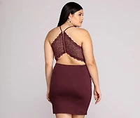 Plus Midnight Dreams Bodycon Dress