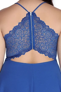 Plus Swept Off Your Feet High-Low Dress