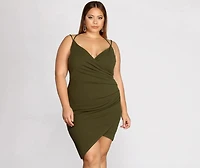 Plus Strappy & Stunning Mini Dress