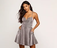 Melanie Glitter Tulle Party Dress