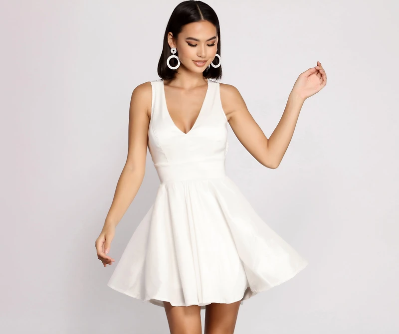 Rose Formal Taffeta and Lace Party Dress