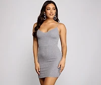 Danna Formal Glitter Sleeveless Bodycon