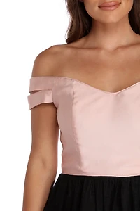 Katie Off The Shoulder Tulle Dress