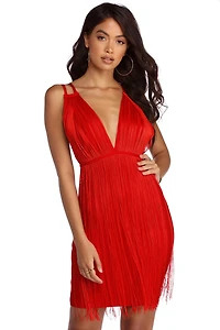 Frances Dapper Fringes Dress