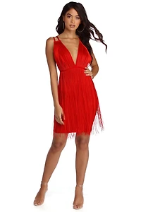 Frances Dapper Fringes Dress