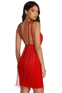 Frances Dapper Fringes Dress