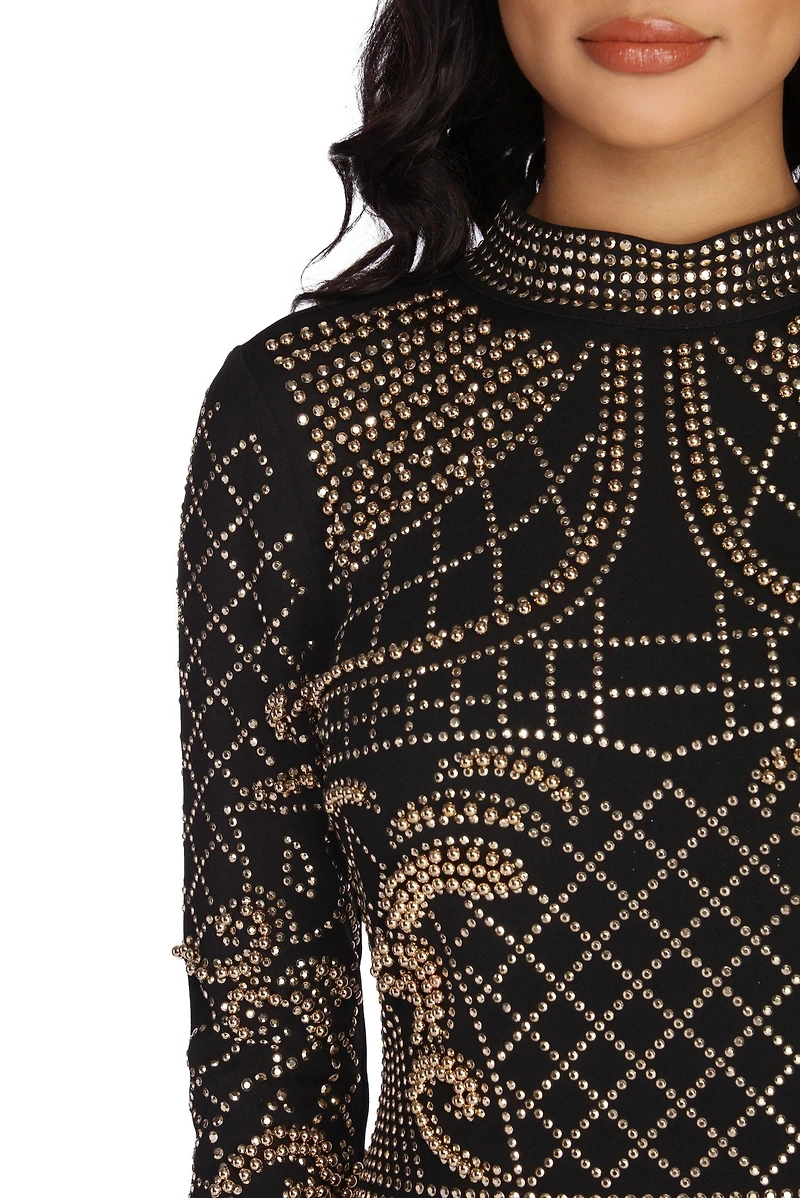 Millie Formal Heat Stone Dress