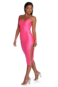 Jessica Formal Neon Midi Dress