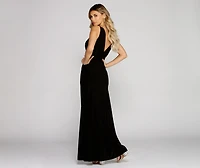 Blythe Knot Front Formal Dress