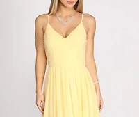Polly Formal High Slit Dress