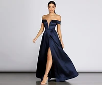 Polly Off The Shoulder Formal Dress