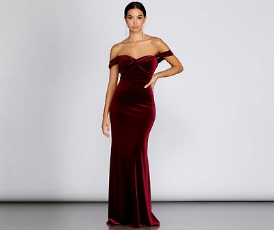 Jenisa Formal Off The Shoulder Dress