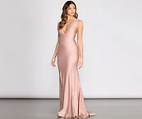 Alessi Lace Back Mermaid Dress
