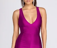Sami Lace Up Mermaid Dress