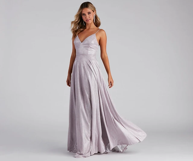 Windsor Kimora Formal Woven Glitter A-Line Dress at CoolSprings Galleria in  Franklin, TN