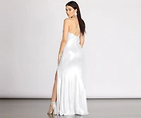 Charlie Metallic Knit Mermaid Dress